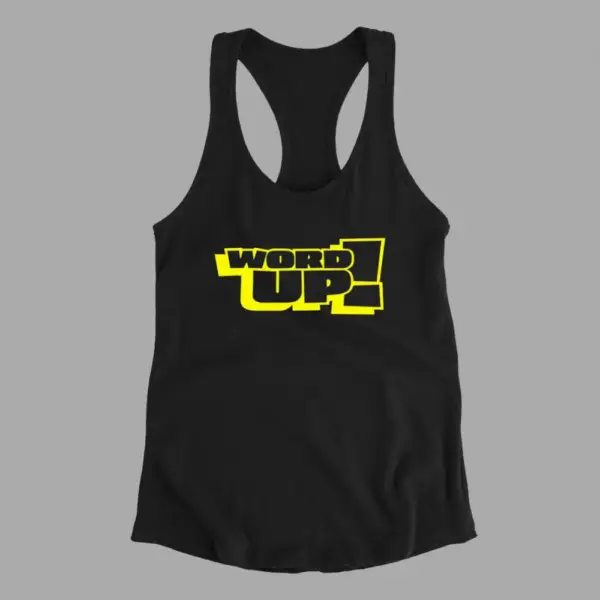 Word Up Tank Top, Word Up Black Athlete