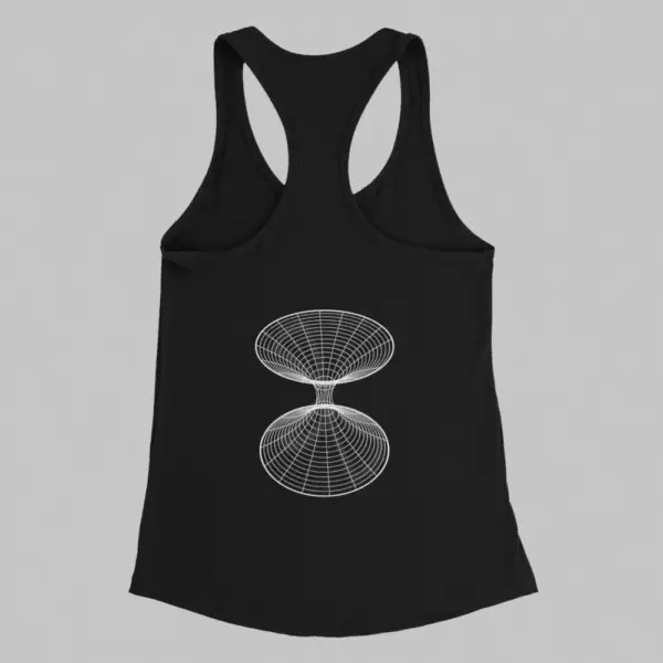 Wormhole Tank Top, Wormhole Black Tank Top - Image 2