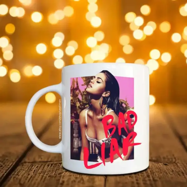 Selena Gomez Coffee Mug Bad Liar Cover Coffee Mug
