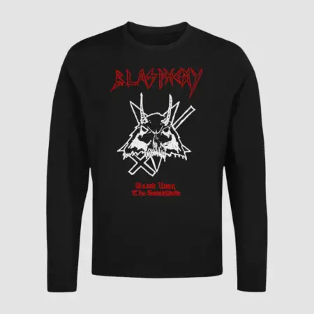 Blasphemy Blood Upon the Soundspace Black Longsleeve