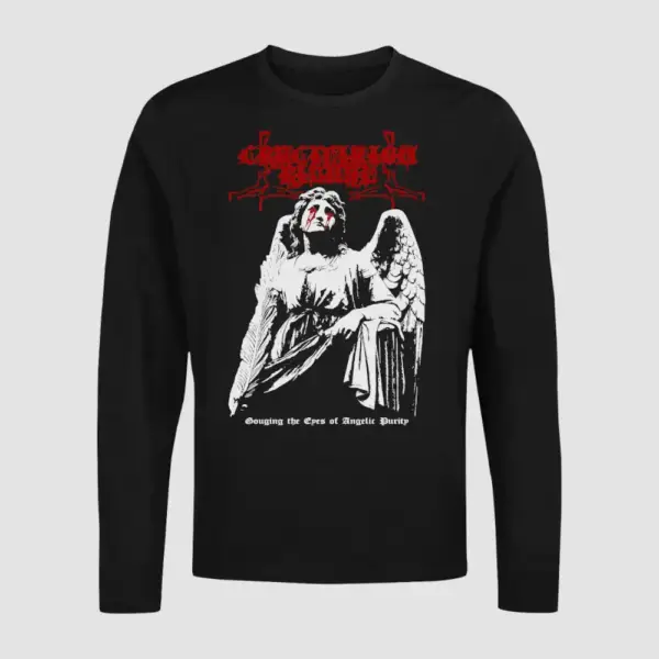 Crucifixion Ritual Gouging the Eyes of Angelic Purity Black Longsleeve