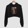 Dream Tröll The Knight Of Rebellion Black Crop Hoodie