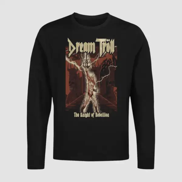 Dream Tröll The Knight Of Rebellion Black Longsleeve