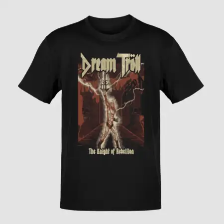 Dream Tröll The Knight Of Rebellion Black T-Shirt