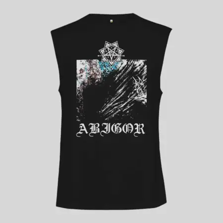 Abigor ANTM Black Sleeveless Tank Top