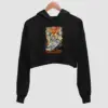 Avenged Sevenfold Pinkpop Festival Black Crop Hoodie