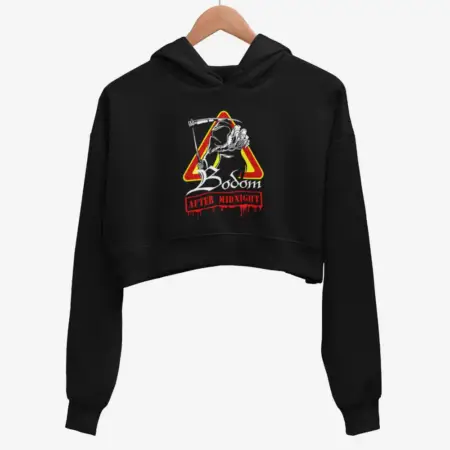 Children of Bodom After Midnight Black Crop Hoodie
