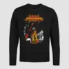 Haunt Burst Into Flame Black Longsleeve
