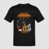 Haunt Burst Into Flame Black T-Shirt