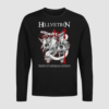 Hellvetron Trident of Tartarean Gateways Black Longsleeve
