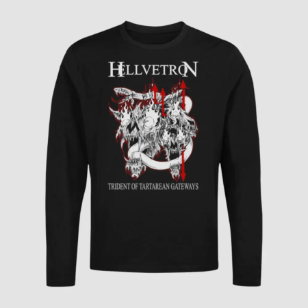 Hellvetron Trident of Tartarean Gateways Black Longsleeve