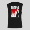 Mafia Black Sleeveless Tank Top