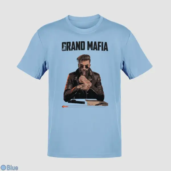 The Grand Mafia Black T-Shirt - Image 2