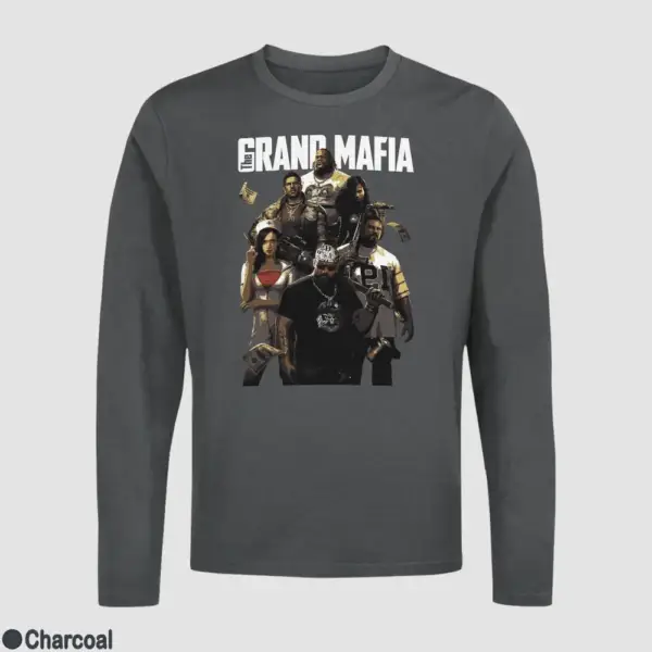 The Grand Mafia Black Longsleeve - Image 4
