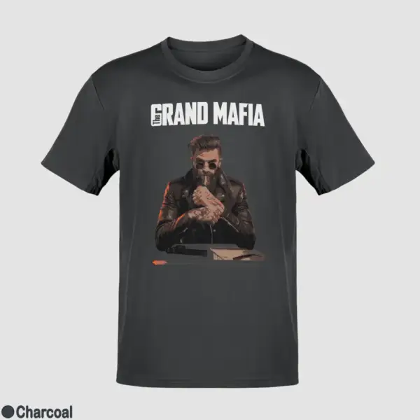 The Grand Mafia Black T-Shirt - Image 4