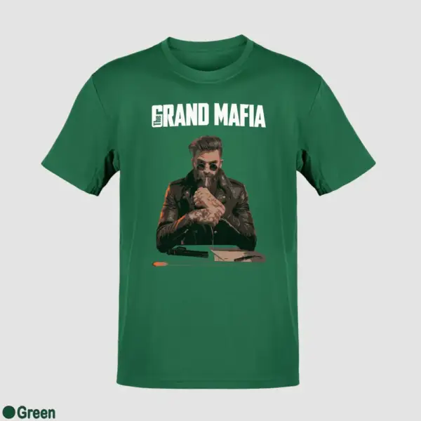 The Grand Mafia Black T-Shirt - Image 5