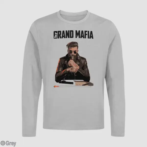 The Grand Mafia Black Longsleeve - Image 6