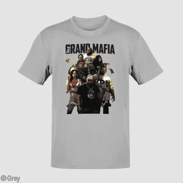 The Grand Mafia Black T-Shirt - Image 6