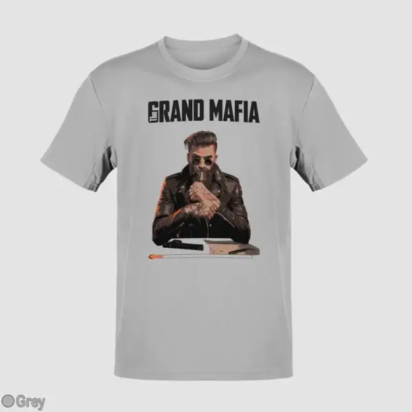 The Grand Mafia Black T-Shirt - Image 6