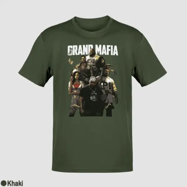 The Grand Mafia Black T-Shirt - Image 7