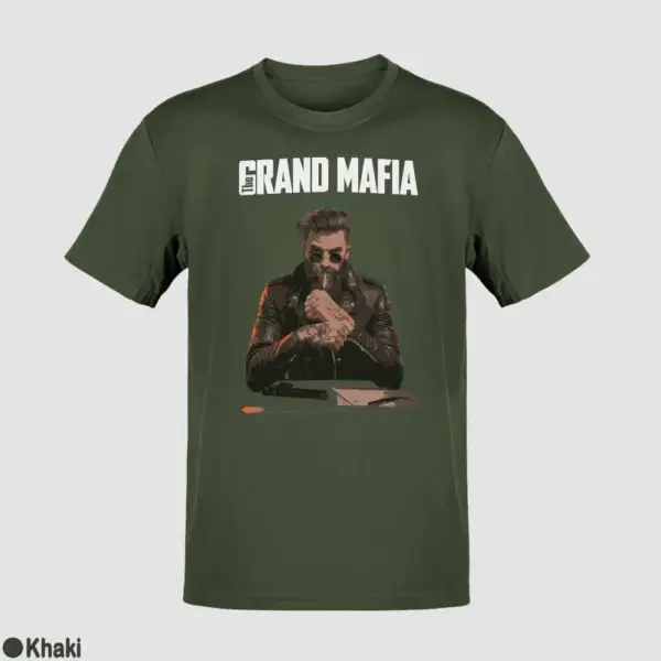 The Grand Mafia Black T-Shirt - Image 7