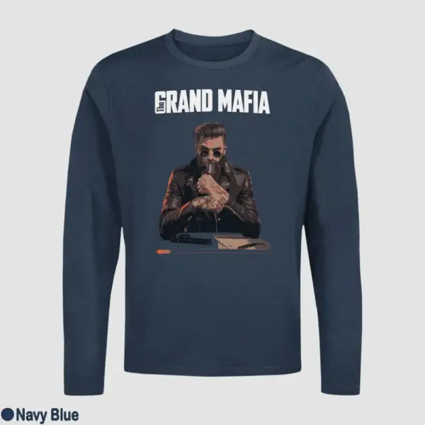 The Grand Mafia Black Longsleeve - Image 8