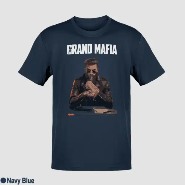 The Grand Mafia Black T-Shirt - Image 8