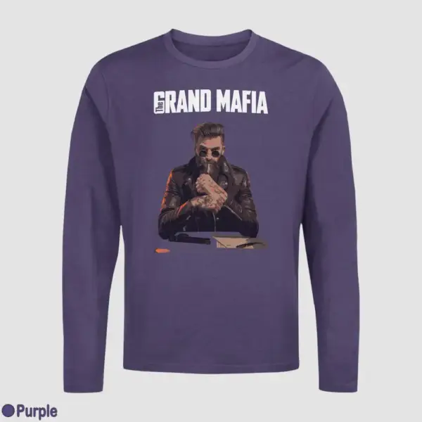 The Grand Mafia Black Longsleeve - Image 11