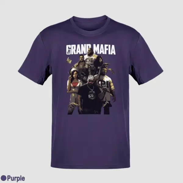 The Grand Mafia Black T-Shirt - Image 11