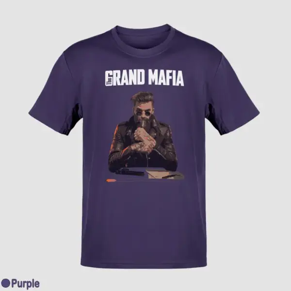 The Grand Mafia Black T-Shirt - Image 11