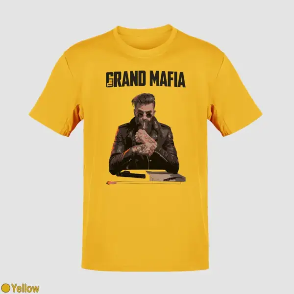 The Grand Mafia Black T-Shirt - Image 15