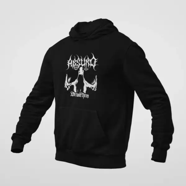 Absurd Werwolfthron Black Hoodie