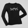 Daemonos Long Sleeve, Daemonos Logo Black Longsleeve