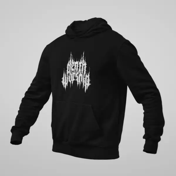 Death Worship Hoodie, Death Worship Logo Black Sweatshirt