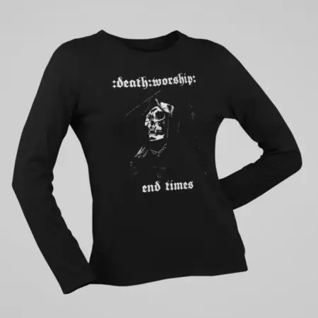 Death Worship Long Sleeve, Death Worship End Times Black Longsleeve