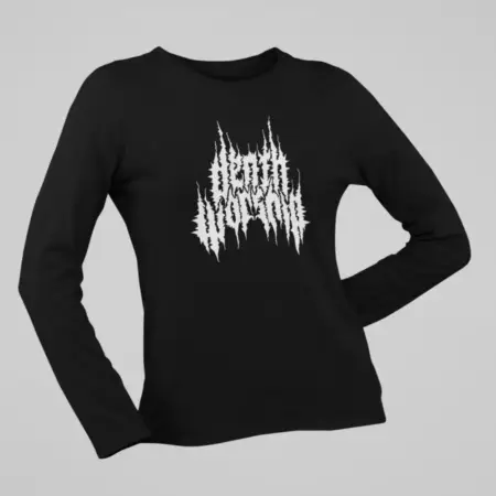 Death Worship Long Sleeve, Death Worship Logo Black Longsleeve