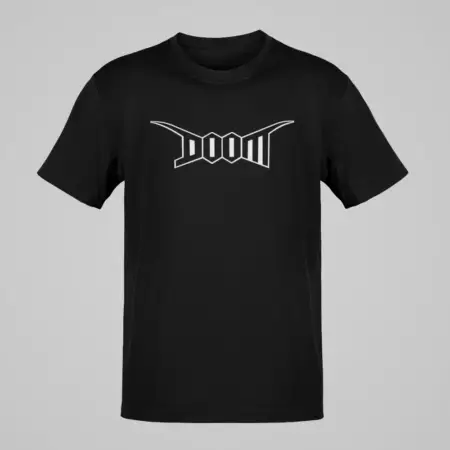 Doom T-Shirt, Doom Logo Black T-Shirt