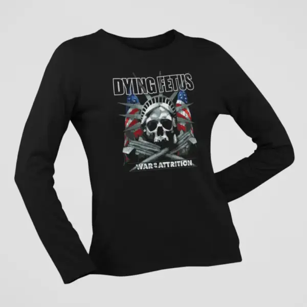 Dying Fetus War of Attrition Black Long Sleeve