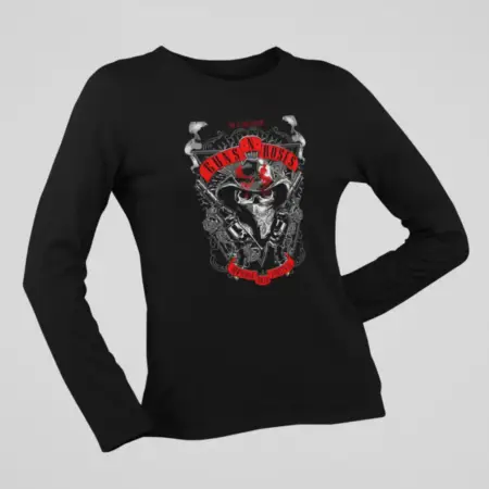 Guns n Roses Long Sleeve, Guns n Roses Download Festival Black Longsleeve