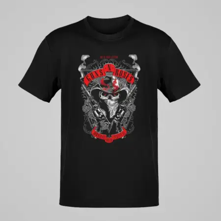 Guns n Roses T-Shirt, Guns n Roses Download Festival Black T-Shirt