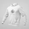 In Flames White Hoodie