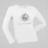 In Flames White Long Sleeve