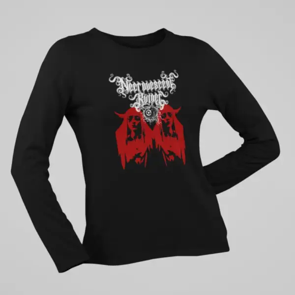 Necrovescent Ruiner Long Sleeve, Necrovescent Ruiner Untouchable Faith Decay Black Longsleeve