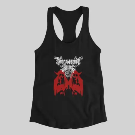 Necrovescent Ruiner Tank Top, Necrovescent Ruiner Untouchable Faith Decay Black Athlete