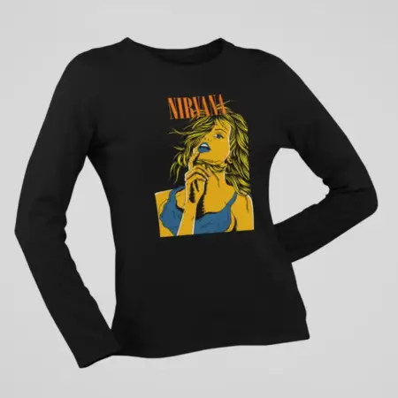 Nirvana Long Sleeve, Nirvana Come As You Are Black Longsleeve