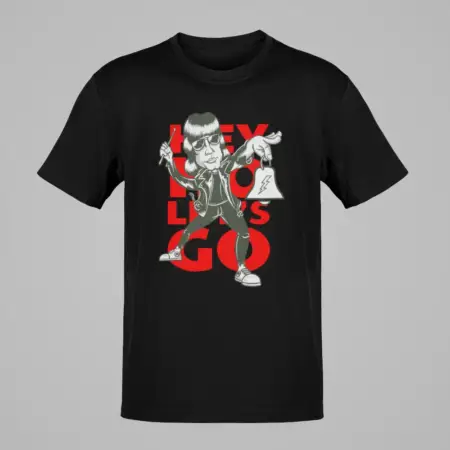 Ramones T-Shirt, Ramones Hey Ho Let's Go Black T-Shirt