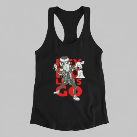 Ramones Tank Top, Ramones Hey Ho Let's Go Black Athlete