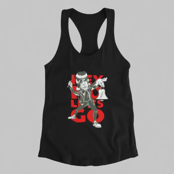 Ramones Tank Top, Ramones Hey Ho Let's Go Black Athlete
