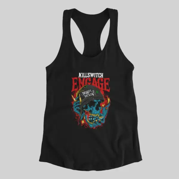 Killswitch Engage Tank Top, Killswitch Engage Disarm The Descent Black Athlete