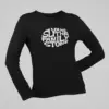 Sly and The Family Stone Long Sleeve, Sly and The Family Stone Logo Black Longsleeve